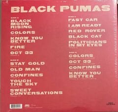 Black Pumas – Black Pumas (  Deluxe Edition, Gold & Red/Black )  LP
