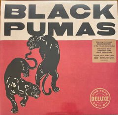 Black Pumas – Black Pumas (  Deluxe Edition, Gold & Red/Black )  LP