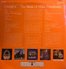 Mikis Theodorakis – Greece Is... The Music Of Mikis Theodorakis LP