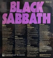 Black Sabbath – Master Of Reality ( Vertigo baskı ) LP