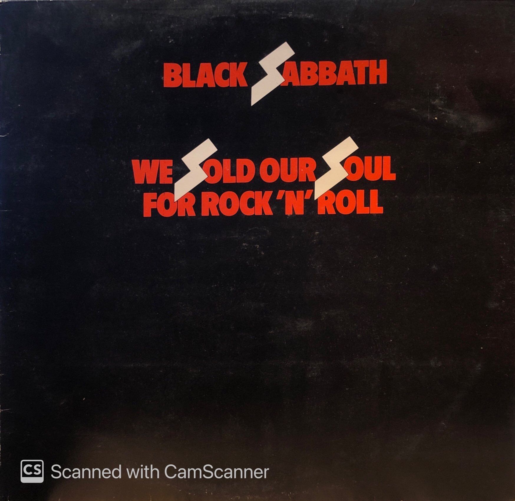 Black Sabbath – We Sold Our Soul For Rock 'N' Roll LP