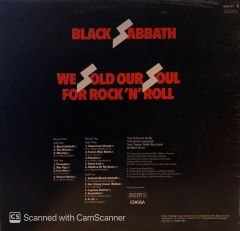 Black Sabbath – We Sold Our Soul For Rock 'N' Roll LP