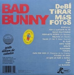 Bad Bunny – Debí Tirar Más Fotos ( White [Opaque] Vinyl )LP