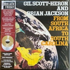 Gil Scott-Heron And Brian Jackson* – From South Africa To South Carolina ( Gold And White ) LP