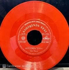 Zeki Müren - Beklenen Şarkı / Telgrafın Tellerine 45'lik ( Kırmızı renkli )