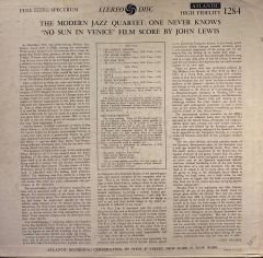 The Modern Jazz Quartet – The Modern Jazz Quartet Plays One Never Knows (Original Film Score For “No Sun In Venice”) LP