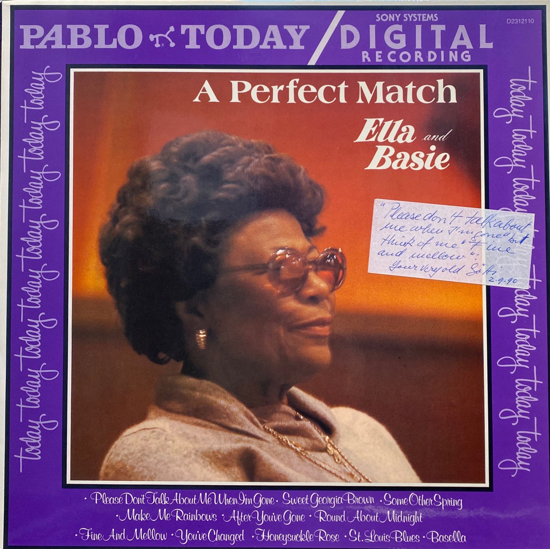 Ella* And Basie* – A Perfect Match LP
