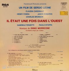 Ennio Morricone – Il Était Une Fois Dans L'Ouest (Bande Originale Du Film Paramount) LP