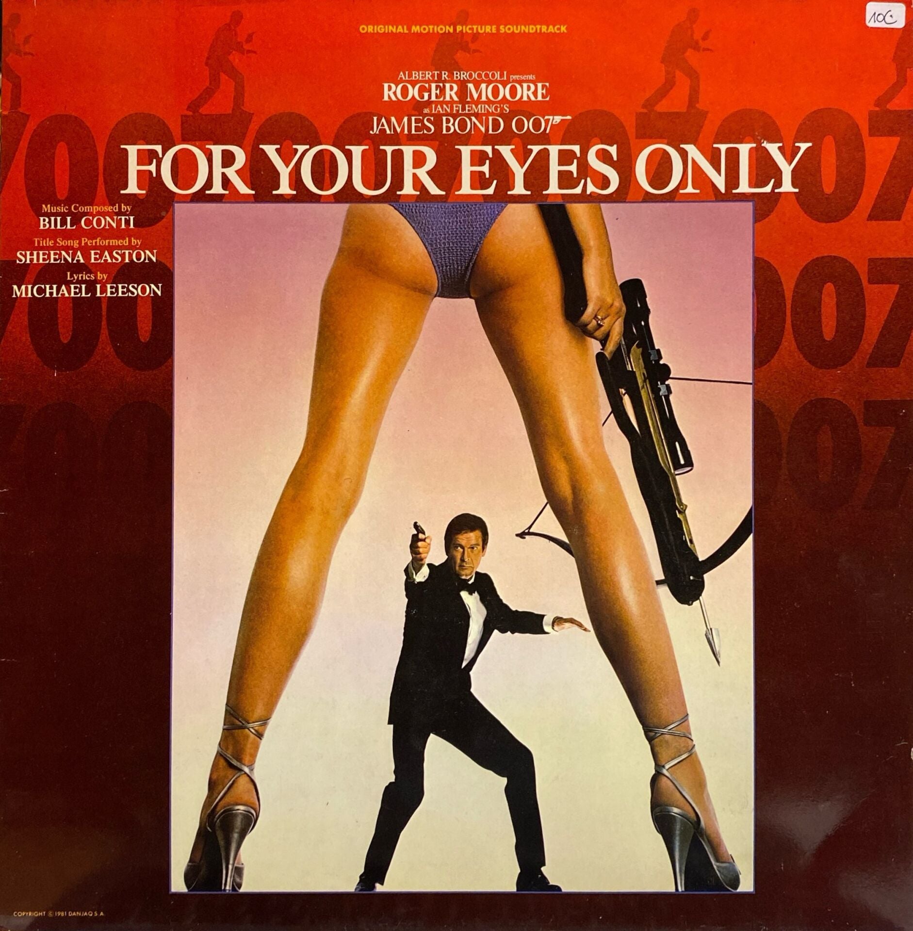 Bill Conti – For Your Eyes Only (Original Motion Picture Soundtrack) LP