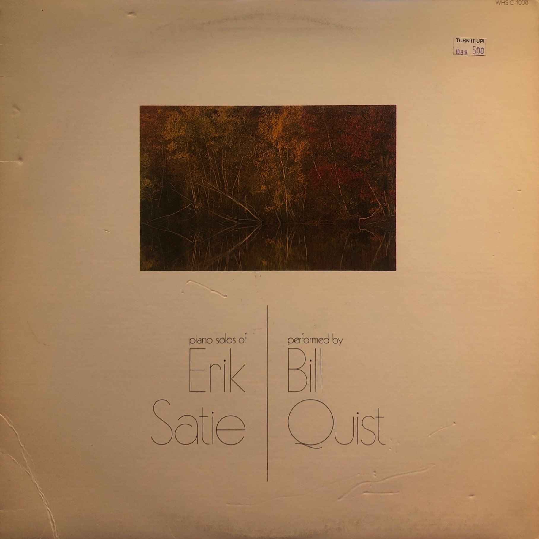 Erik Satie - Bill Quist – Piano Solos Of Erik Satie LP