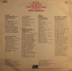 King Crimson – In The Court Of The Crimson King LP
