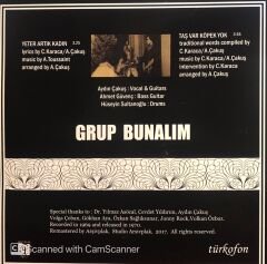 Grup Bunalım - Yeter Artık Kadın / Taş Var Köpek Yok 45lik
