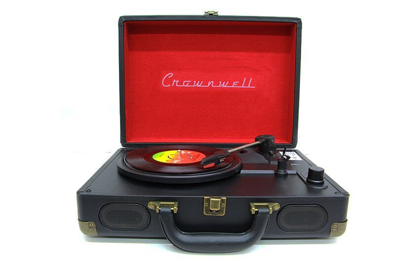 Crownwell Pikap Çantalı Bluetooth ve Şarjlı Pikap ( Siyah Renk )