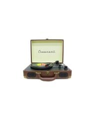 Crownwell Pikap Çantalı Bluetooth ve Şarjlı Pikap ( Kahverengi Renk )