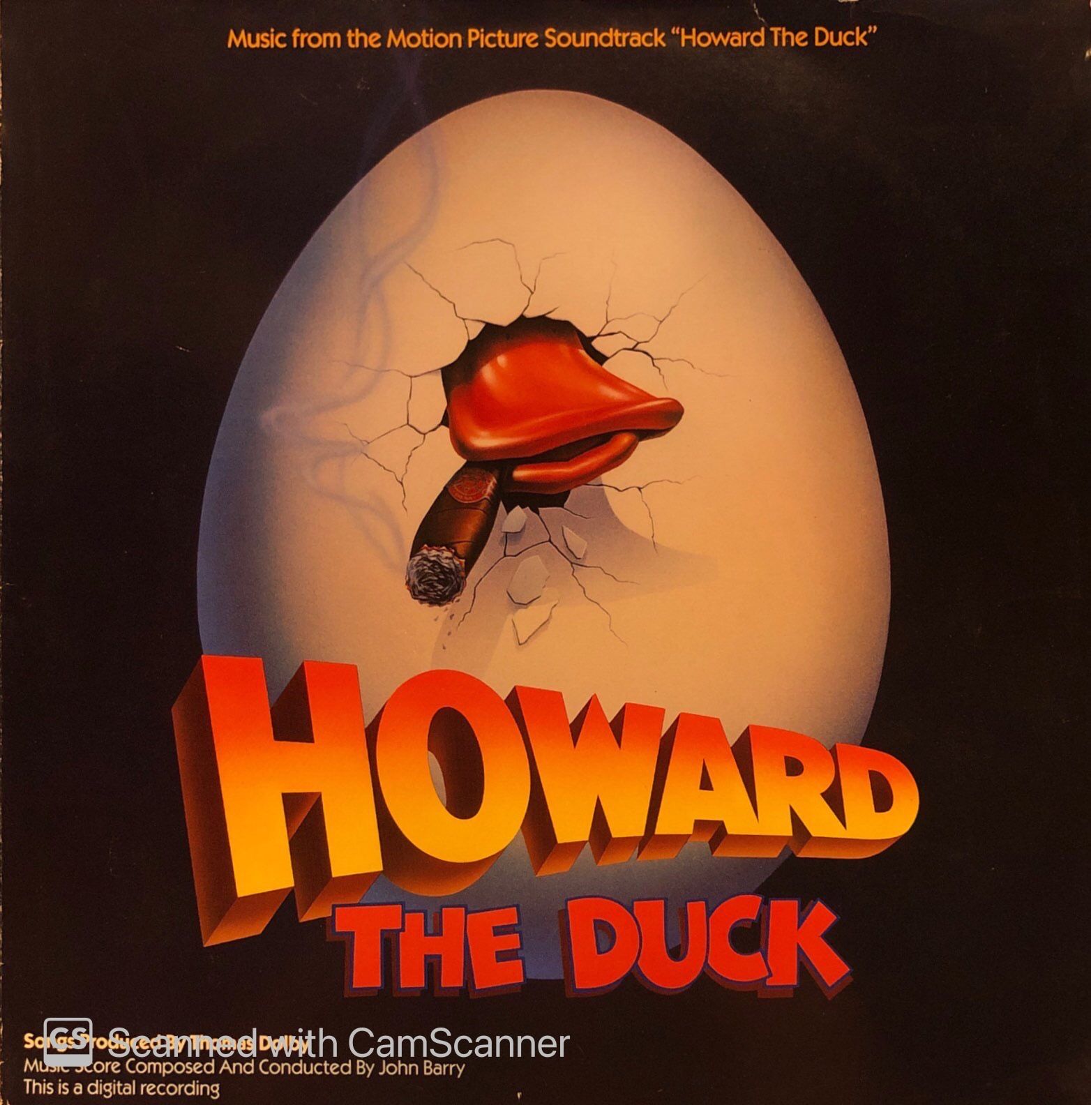 John Barry – Howard The Duck (Music From The Motion Picture Soundtrack) LP
