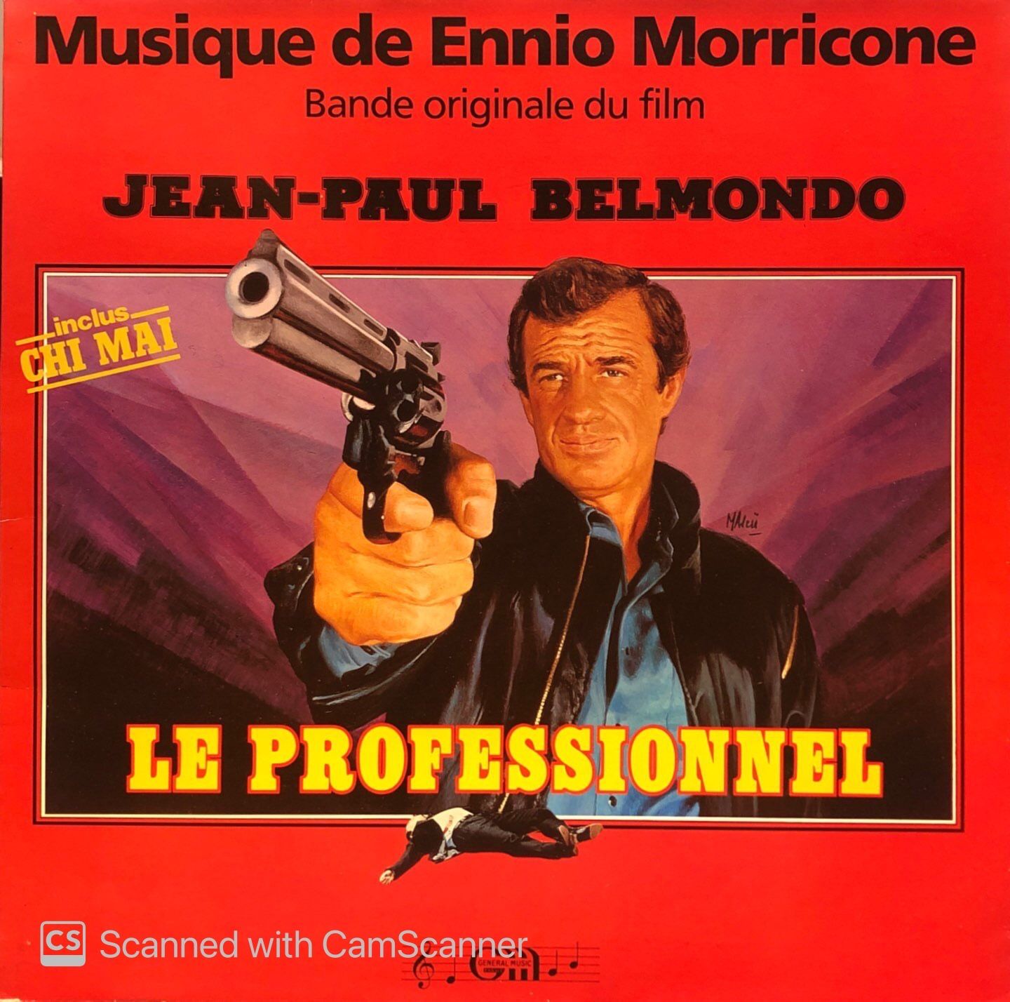 Ennio Morricone – Le Professionnel (Bande Originale Du Film) LP