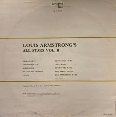 Louis Armstrong's All Stars* – Louis Armstrong's All Stars Vol. ll LP