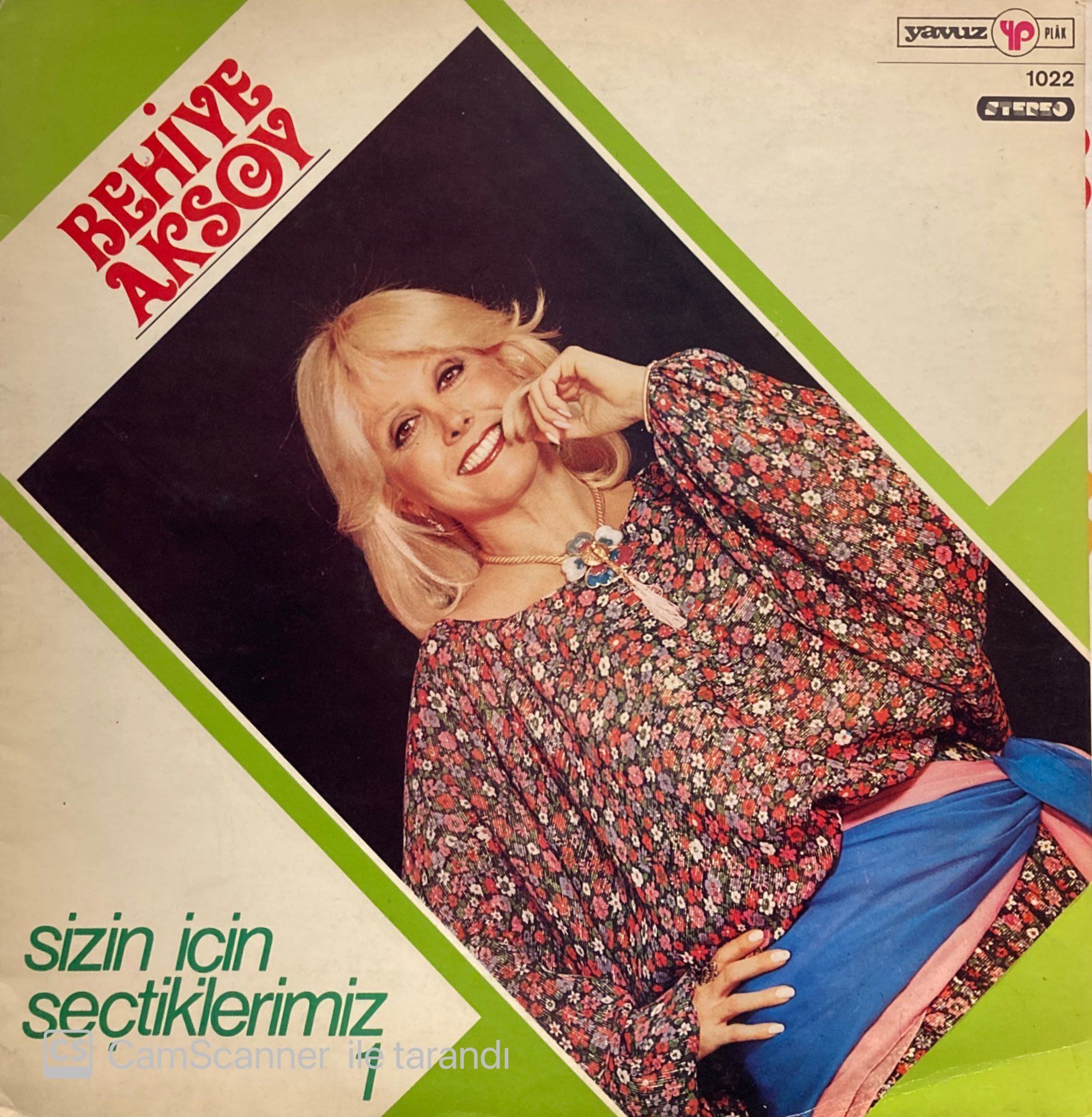 Behiye Aksoy – Sizin İçin Seçtiklerimiz 1 LP