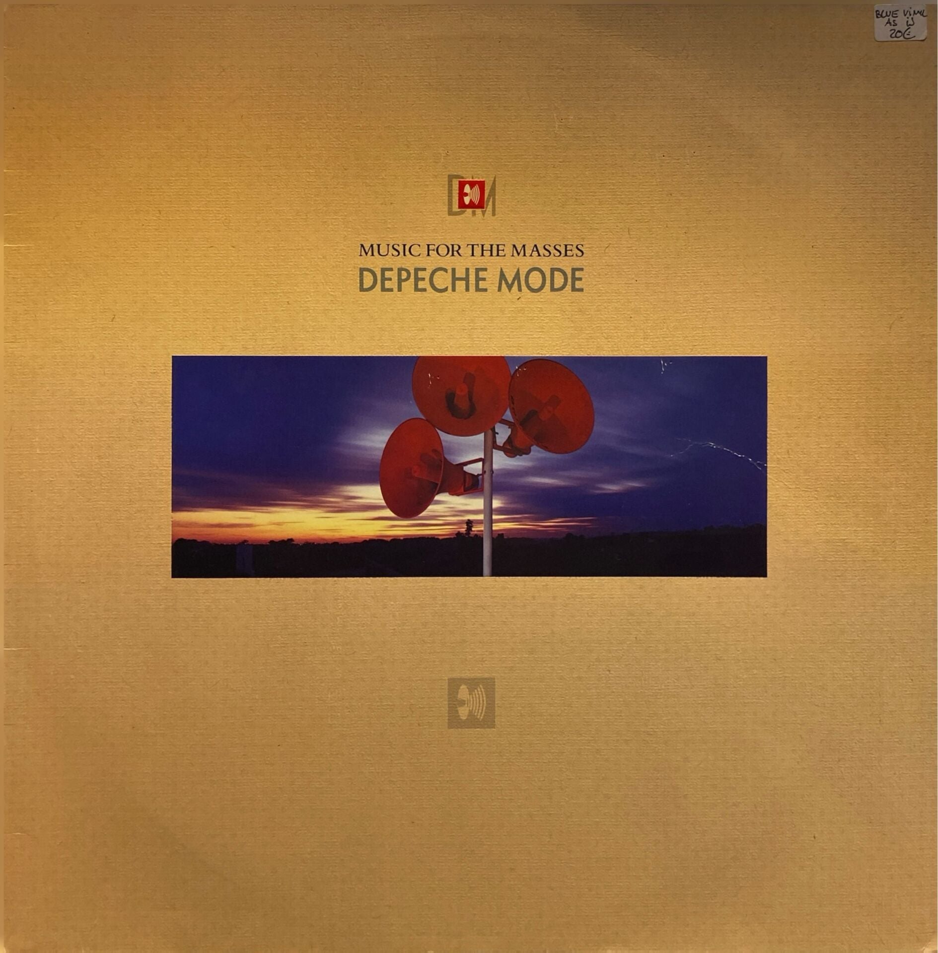 Depeche Mode – Music For The Masses ( Limited, Blue Transparent Vinyl ) LP