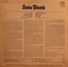 Monk – Solo Monk LP