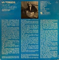 Hilmi Rit – Hilmi Rit Et Son Kanun (La Turquie) LP