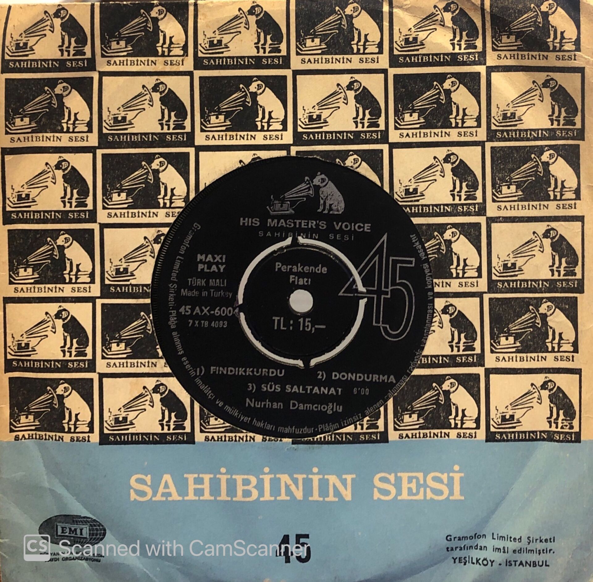 Nurhan Damcıoğlu - Fındıkkurdu / Dondurma / Süs Saltanatı / Kabağı Da Boynuma Takarım / Ebegümeci 45lik