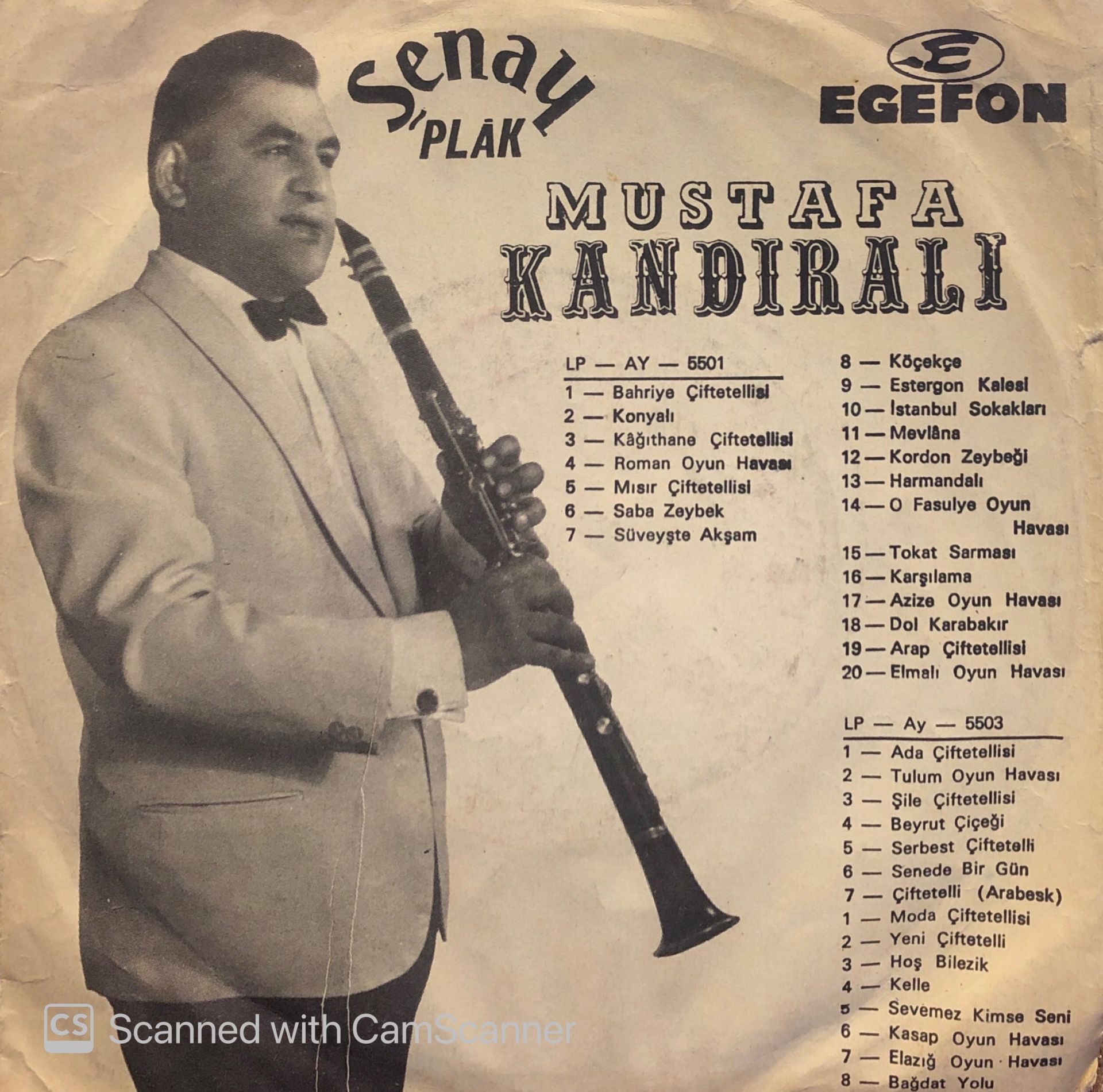 Mustafa Kandıralı - Ata Çiftellisi / Tulum Oyun Havası 45lik