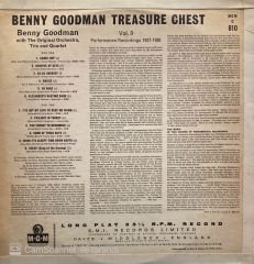 Benny Goodman – Treasure Chest Performance Recordings 1937-1938 Volume 3 LP