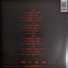 The Weeknd – After Hours (  Limited Edition, Clear w/ Red [Blood] Splatter ) LP