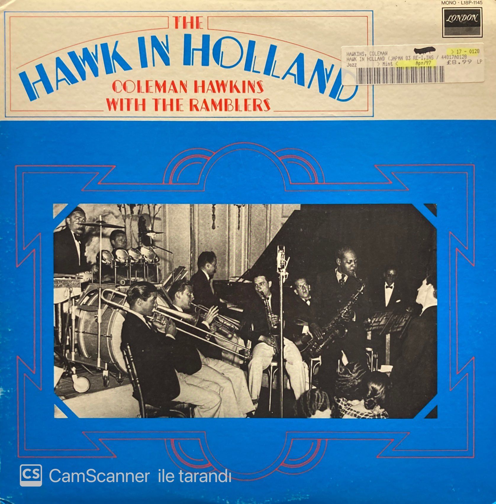 Coleman Hawkins With The Ramblers – The Hawk In Holland LP ( Japonya baskı )