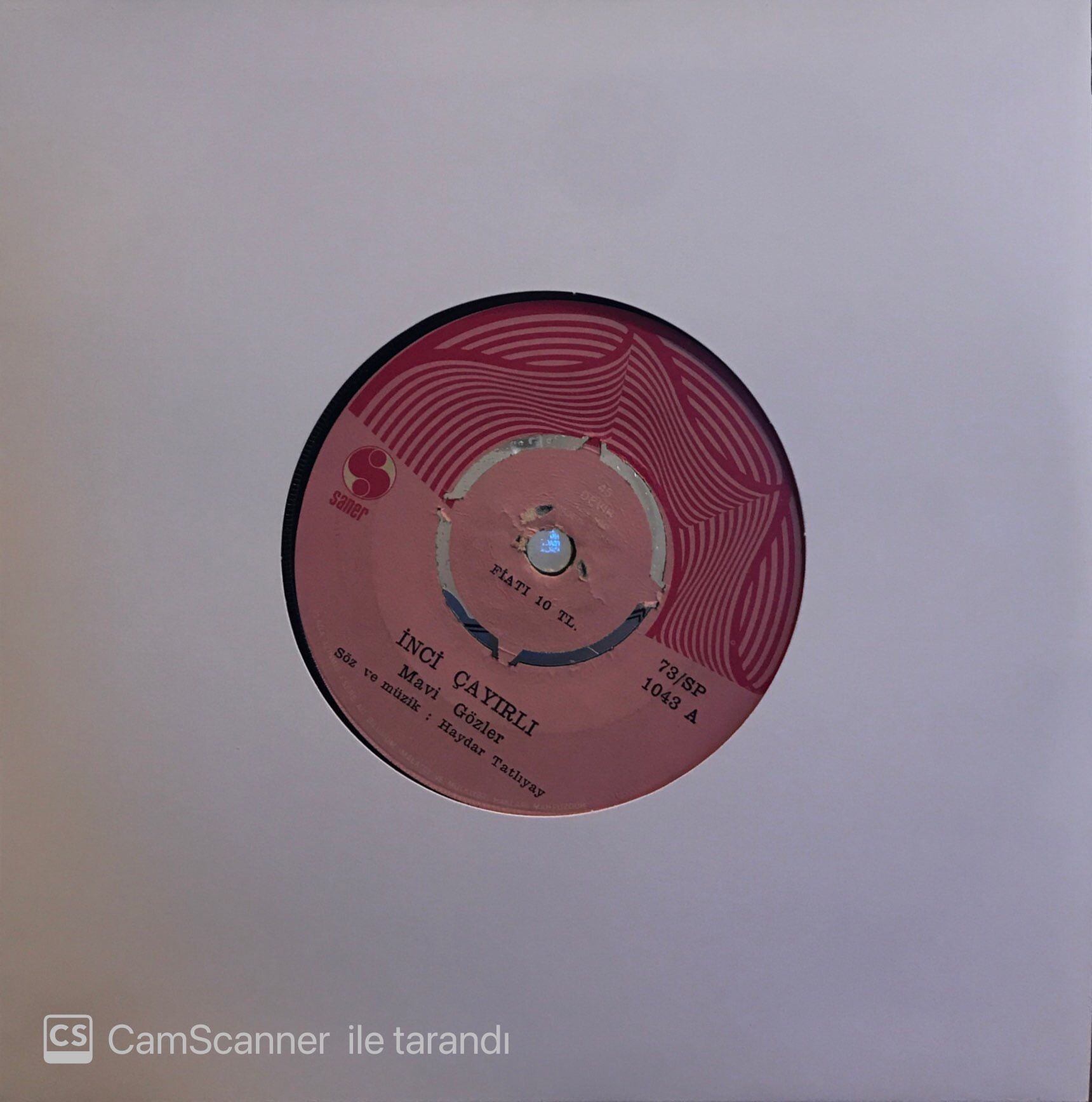 İnci Çayırlı - Mavi Gözler / Sevgilim Desen Bana 45 'lik