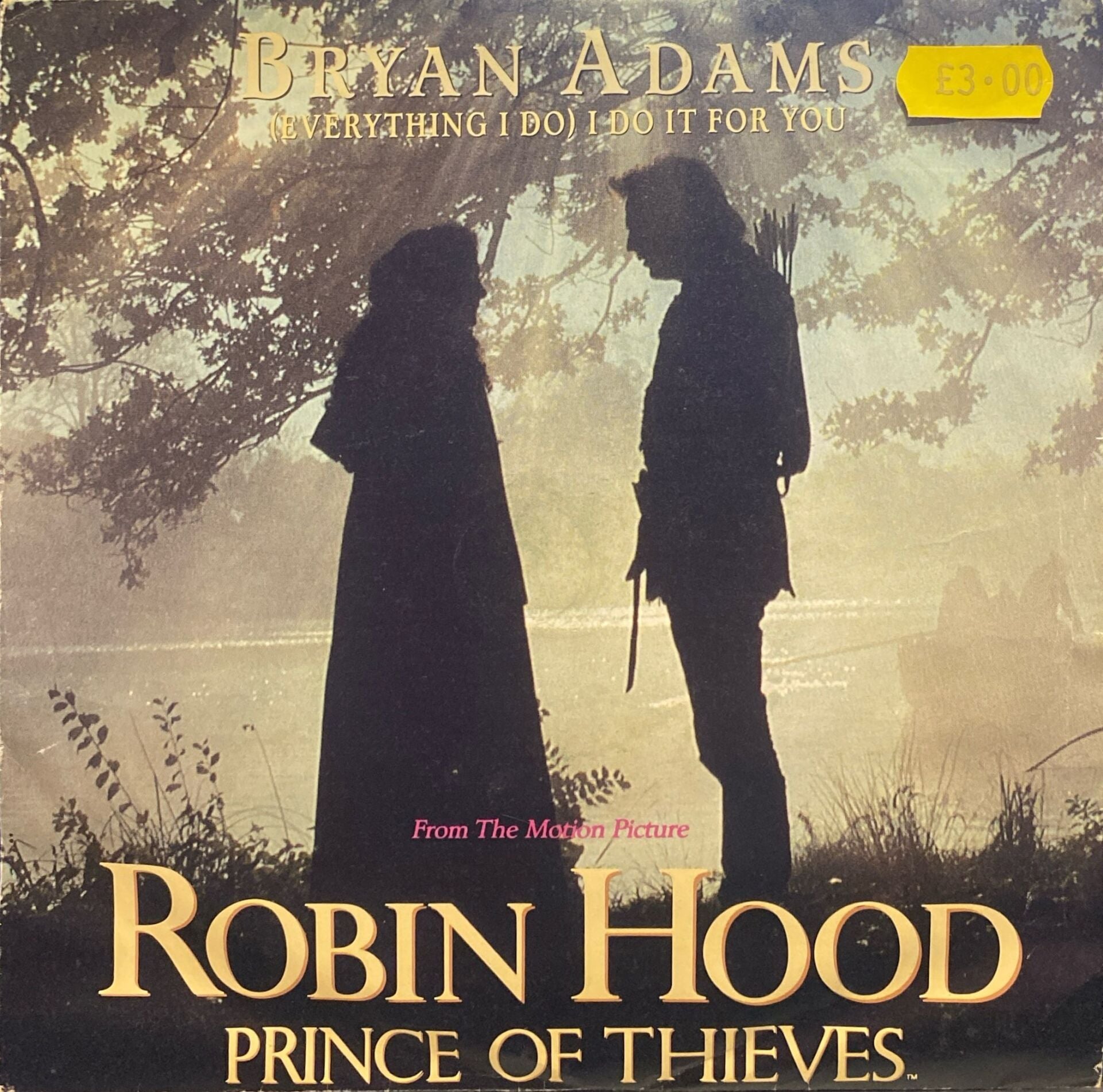 Bryan Adams - Robin Hood - I Do It For You / She's Only Happy When She's Dancing 45'lik