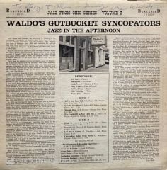Waldo's Gutbucket Syncopators – Jazz In The Afternoon LP