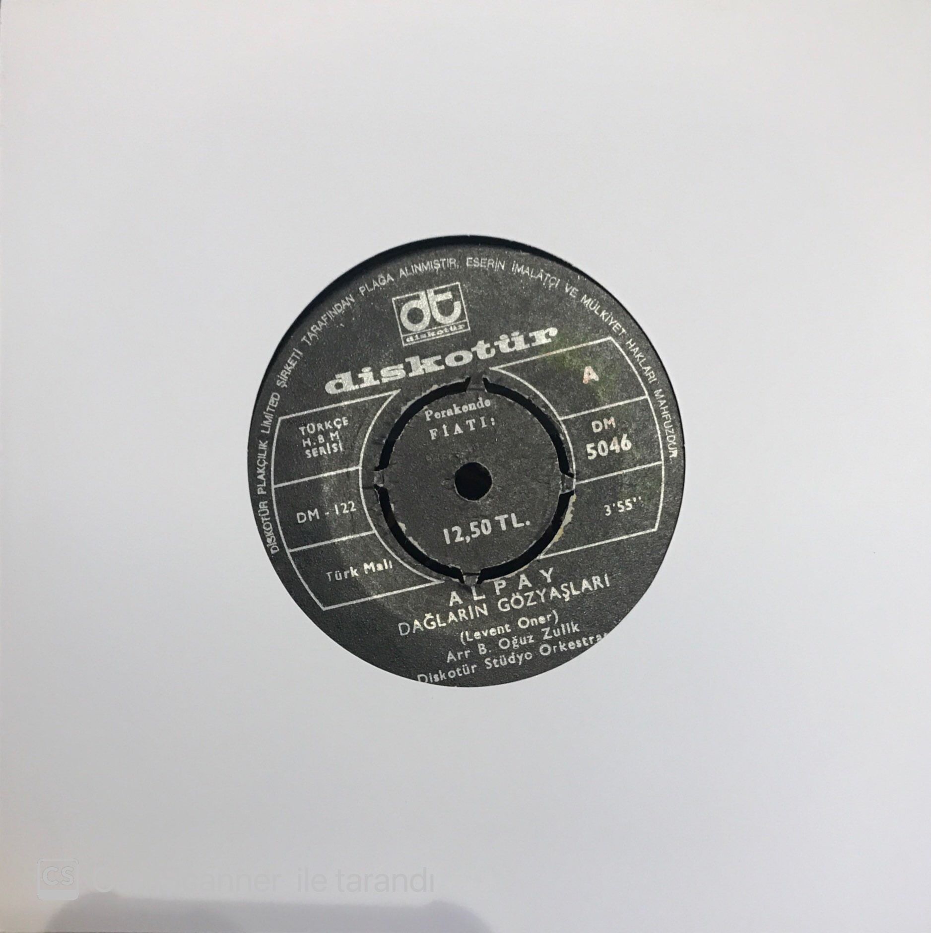 Alpay - Dağların Gözyaşları / Ağa Düşmüş Kadın 45'lik