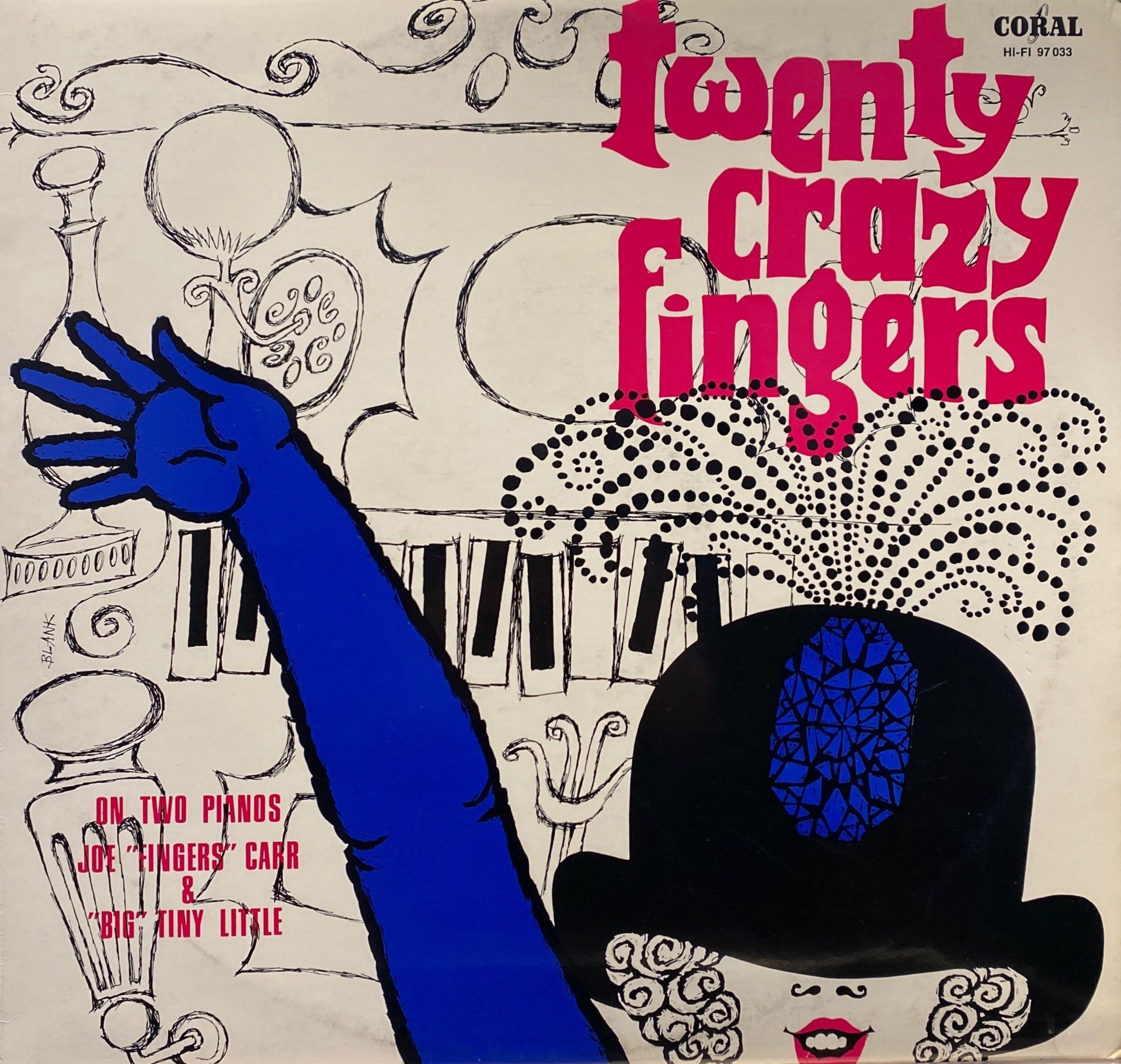 Joe ''Fingers'' Carr & ''Big'' Tiny Little – Twenty Crazy Fingers LP