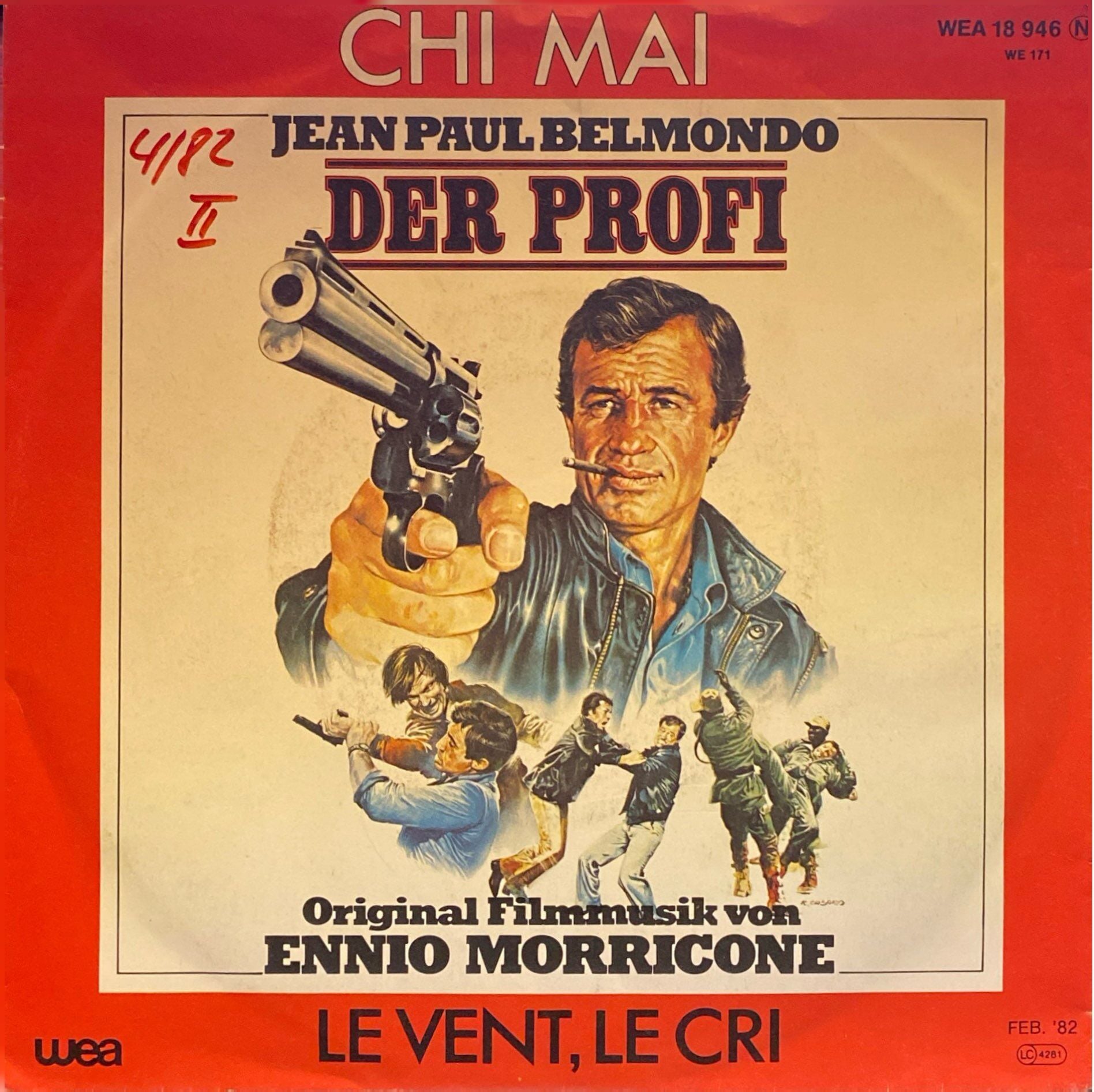 Ennio Morricone – Der Profi - Chi Mai / Le Vent, Le Cri 45'lik