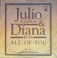 Julio Iglesias & Diana Ross -All Of You / The Last Time 45'lik