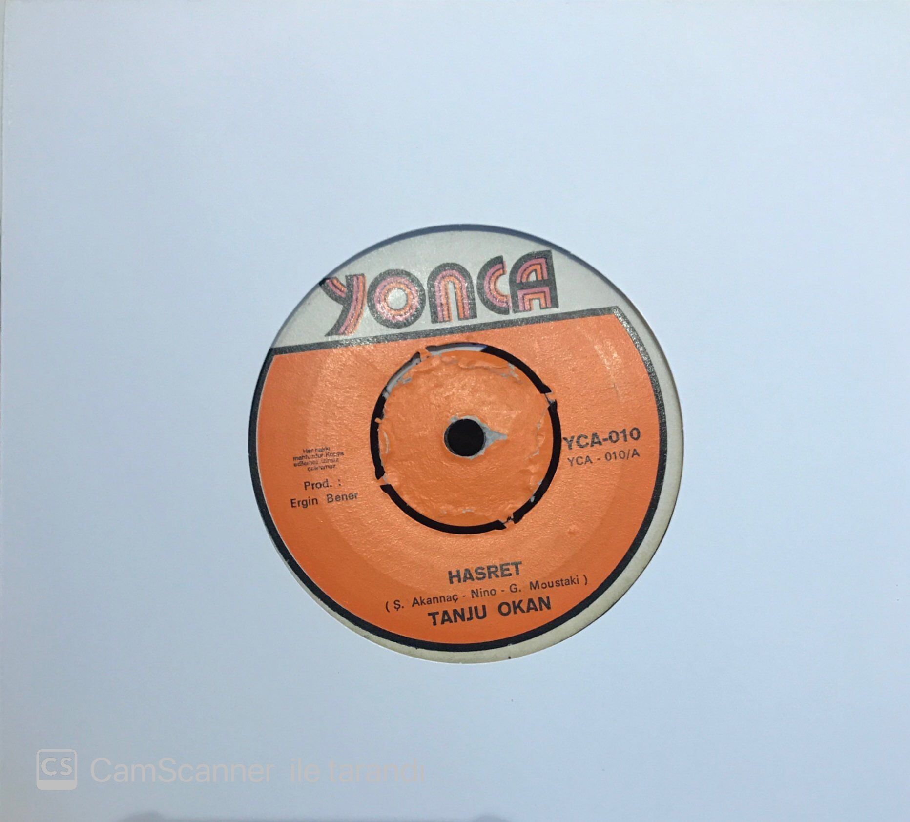 Tanju Okan - Hasret / Ah Bir Zengin Olsam 45'lik