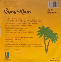 Gipsy Kings - Hotel California / Viento Del Arena 45'lik