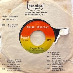 Orhan Gencebay- Bir Teselli Ver / Yorgun Gözler 45'lik