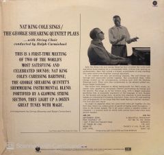 Nat King Cole & George Shearing – Nat King Cole Sings / George Shearing Plays LP