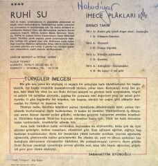 Ruhi Su - Akkuğular / O Yar Gelir 45'lik