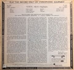 Verdi – Aida Highlights LP