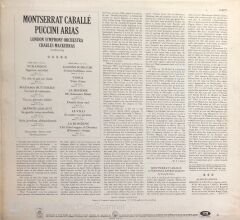 Puccini - Montserrat Caballé – Puccini Arias LP
