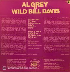 Al Grey Et Wild Bill Davis – Al Grey Et Wild Bill Davis LP