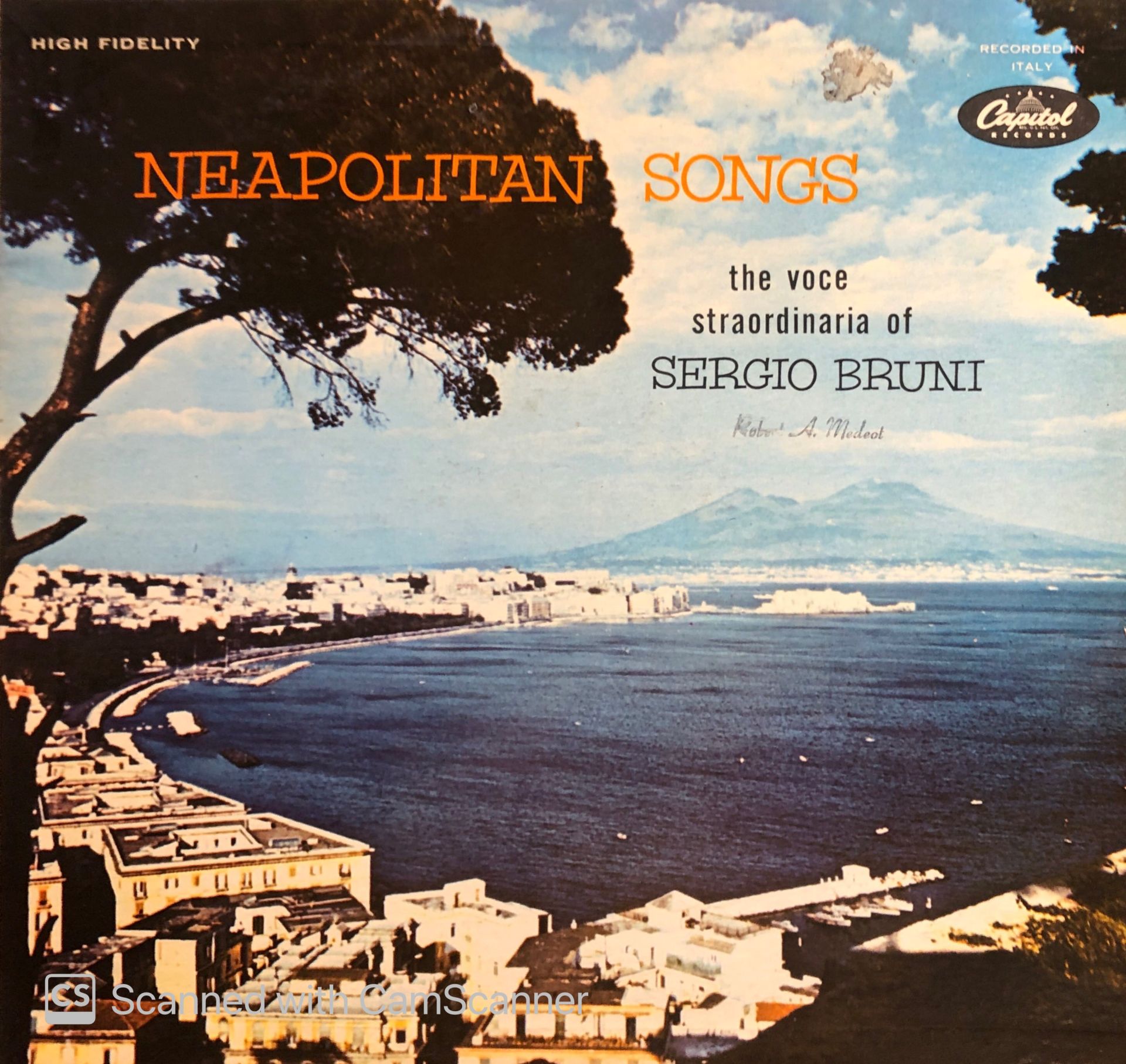 Sergio Bruni – Neapolitan Songs LP