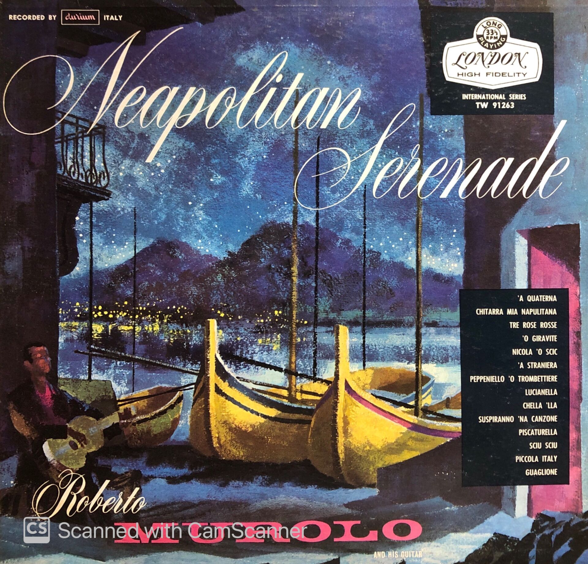 Roberto Murolo – Neapolitan Serenade LP