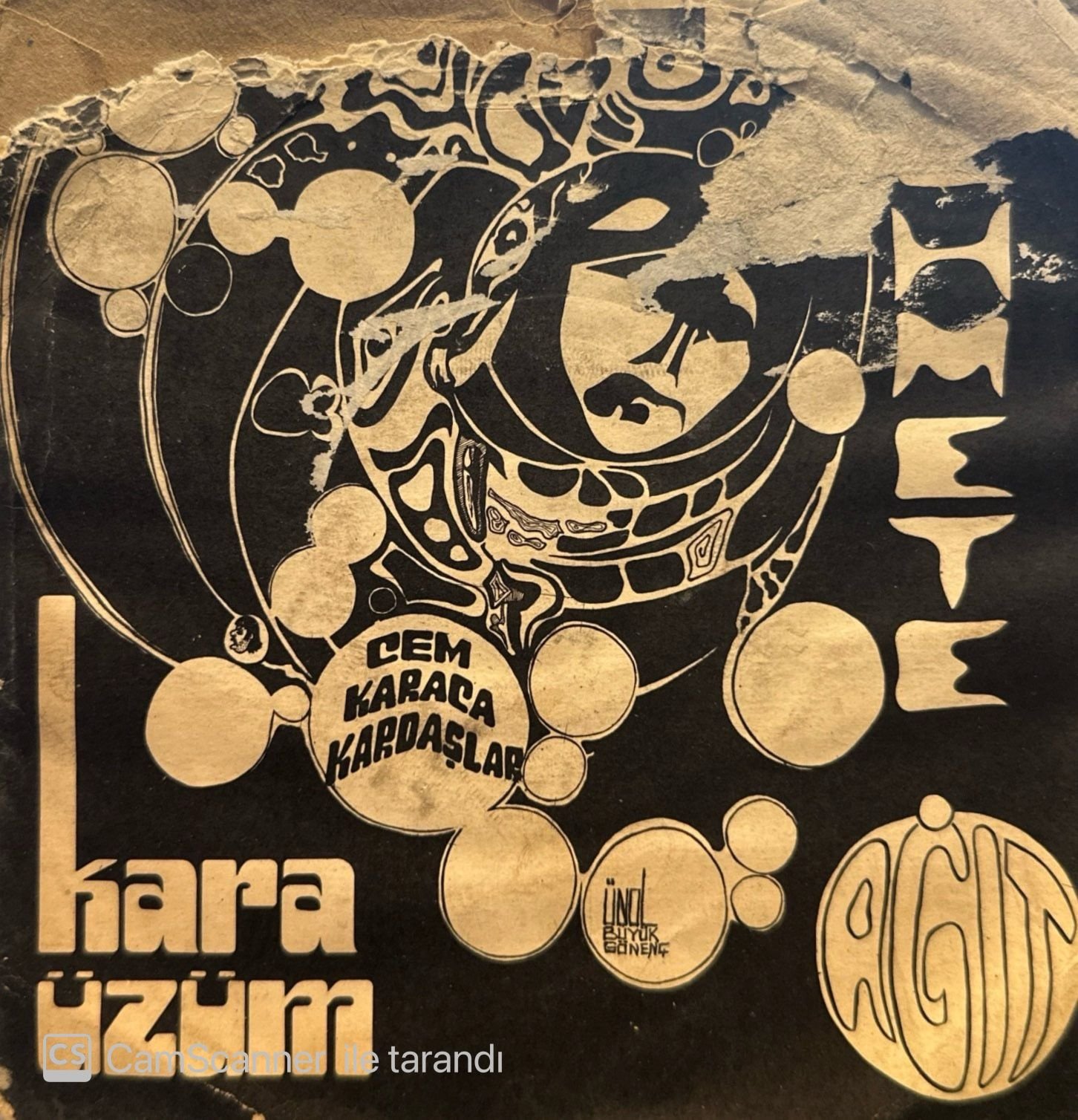 Cem Karaca & Kardaşlar - Kara Üzüm / Mehmet'e Ağıt 45'lik