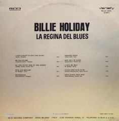 Billie Holiday – La Regina Del Blues LP