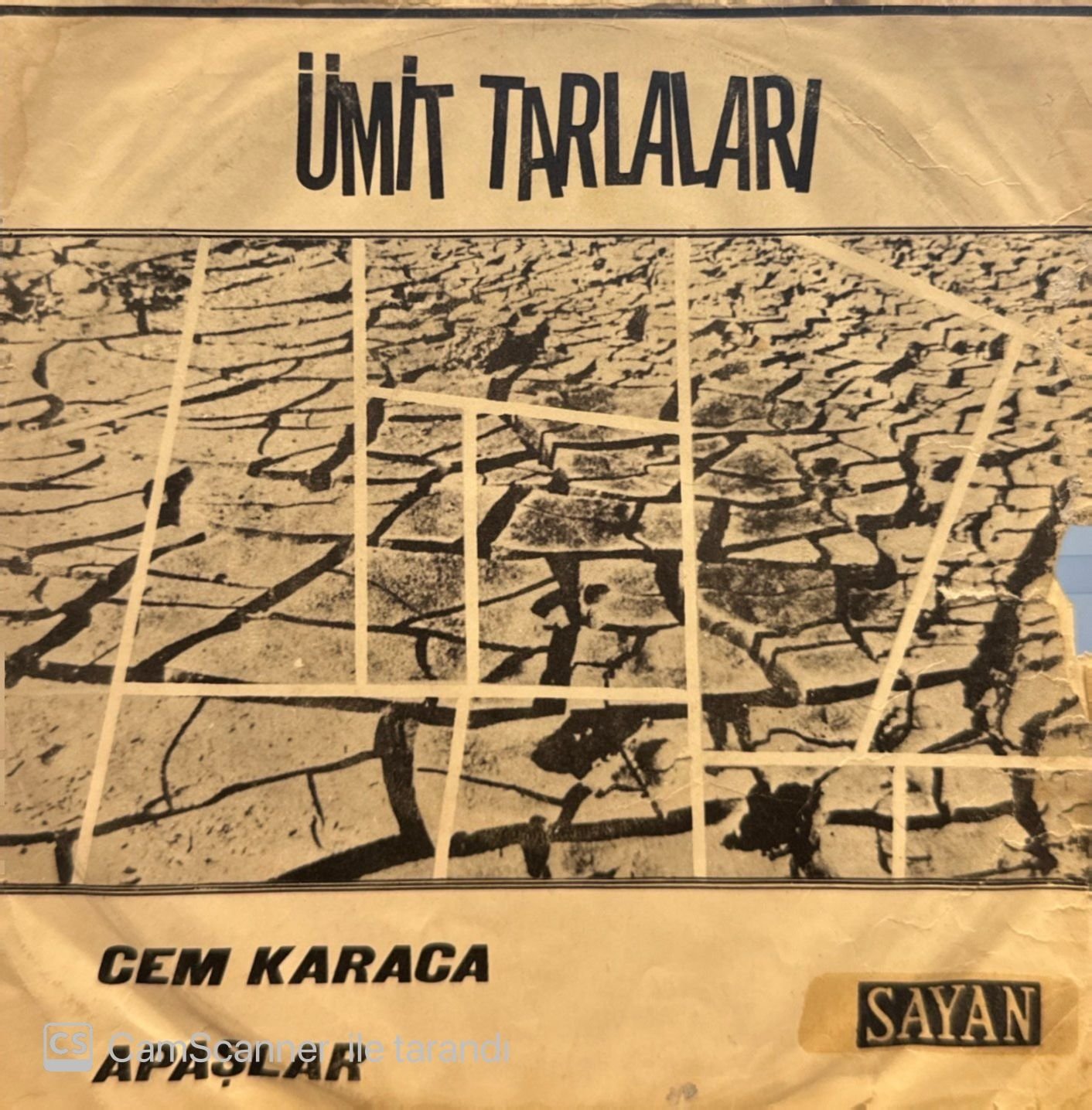 Cem Karaca & Apaşlar - Ümit Tarlaları 45'lik